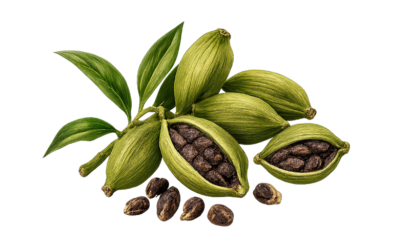 CARDAMOM — botanical ingredient in Velora herbal sleep tea by Maison De Jarin