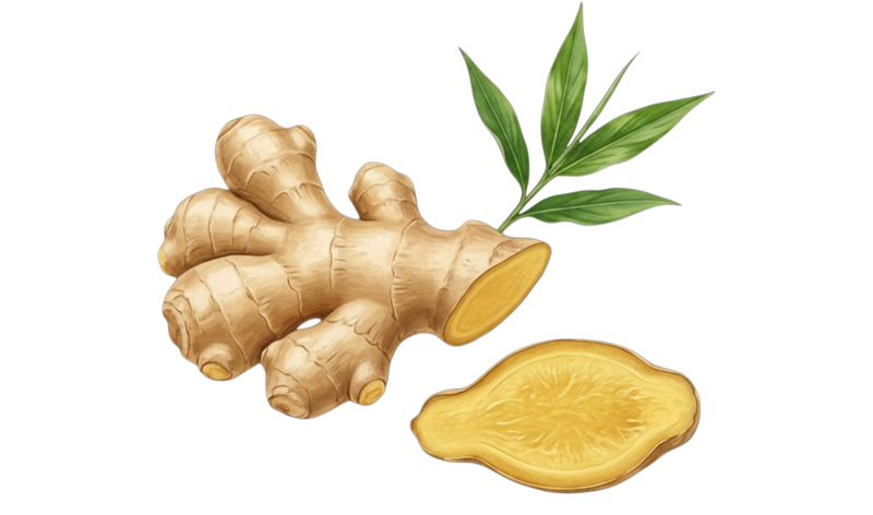 GINGER — botanical ingredient in Velora herbal sleep tea by Maison De Jarin